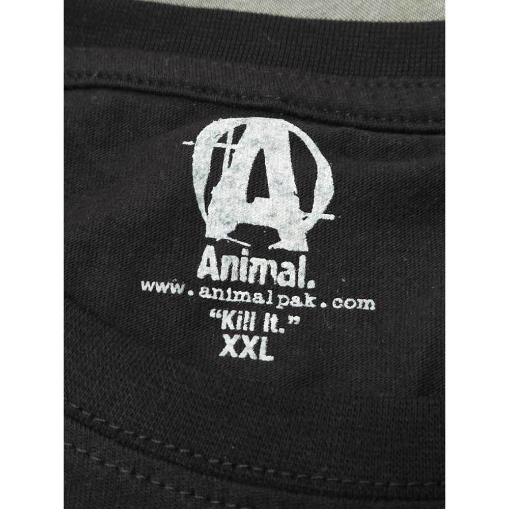 Animal Pak Shirt Mens 2XL Black Iconic M-Stak Gym Workout Bodybuilding Tee XXL - Picture 3 of 12